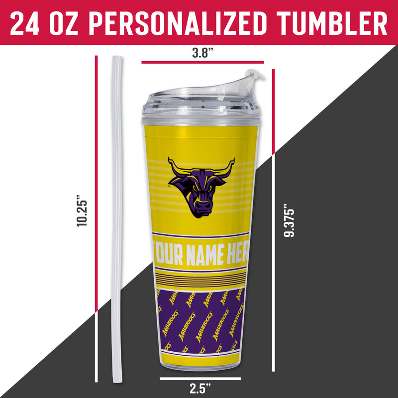 Minnesota State-Mankato Mavericks Personalized 24-Oz Hinged Lid Tumbler