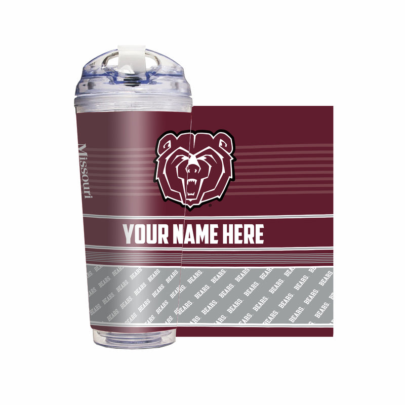 Missouri State Bears Personalized 24-Oz Hinged Lid Tumbler