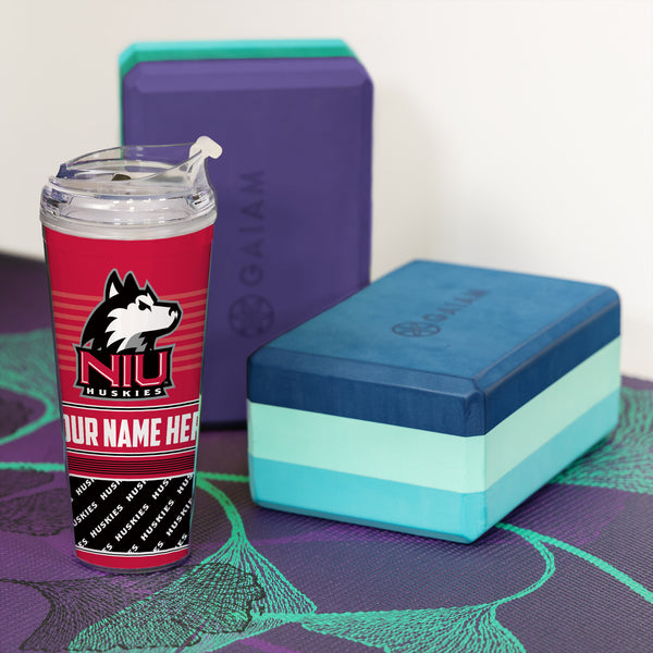 Northern Illinois Huskies Personalized 24-Oz Hinged Lid Tumbler