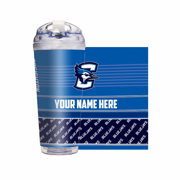 Creighton Bluejays Personalized 24-Oz Hinged Lid Tumbler