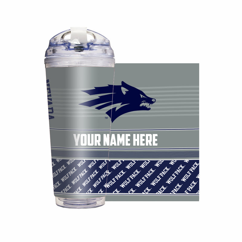 Nevada-Reno Wolf Pack Personalized 24-Oz Hinged Lid Tumbler