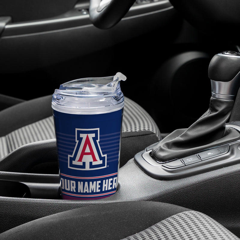 Arizona Wildcats Personalized 24-Oz Hinged Lid Tumbler