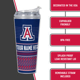 Arizona Wildcats Personalized 24-Oz Hinged Lid Tumbler