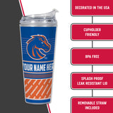 Boise State Broncos Personalized 24-Oz Hinged Lid Tumbler