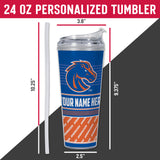 Boise State Broncos Personalized 24-Oz Hinged Lid Tumbler