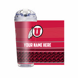 Utah Utes Personalized 24-Oz Hinged Lid Tumbler