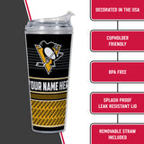 Pittsburgh Penguins Personalized 24-Oz Hinged Lid Tumbler