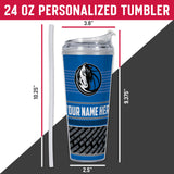 Dallas Mavericks Personalized 24-oz Hinged Lid Tumbler