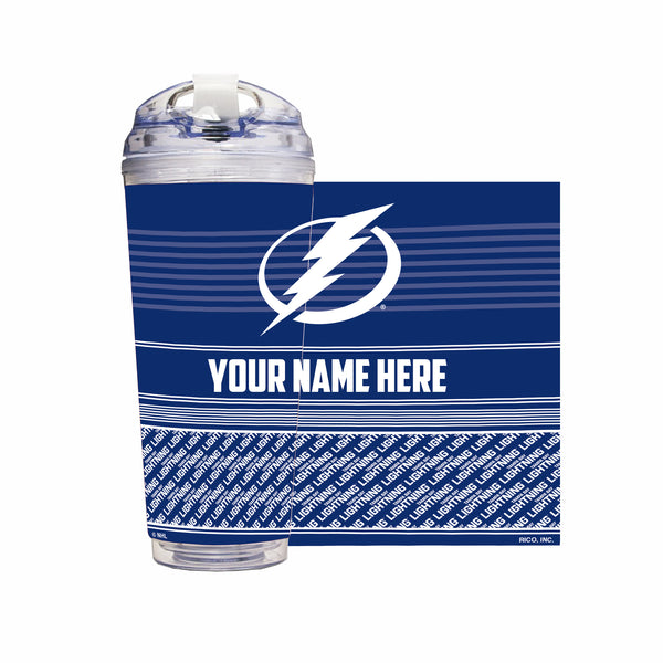 Tampa Bay Lightning Personalized 24-Oz Hinged Lid Tumbler