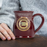 South Carolina Gamecocks 14-oz Two-Tone Tall Belly Mug, Handmade Large Ceramic Coffee Mug With Team Logo, Premium Deneen Pottery Made in USA