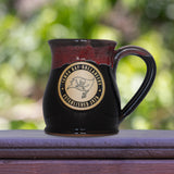 Tampa Bay Buccaneers 14-oz Two-Tone Tall Belly Mug, Handmade Large Ceramic Coffee Mug With Team Logo, Premium Deneen Pottery Made in USA