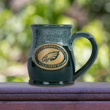 Philadelphia Eagles 14-oz Two-Tone Tall Belly Mug, Handmade Large Ceramic Coffee Mug With Team Logo, Premium Deneen Pottery Made in USA