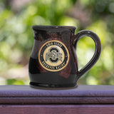 Ohio State Buckeyes 14-oz Two-Tone Tall Belly Mug, Handmade Large Ceramic Coffee Mug With Team Logo, Premium Deneen Pottery Made in USA