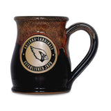 Arizona Cardinals 14-oz Two-Tone Tall Belly Mug, Handmade Large Ceramic Coffee Mug With Team Logo, Premium Deneen Pottery Made in USA