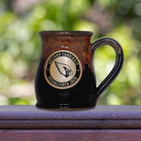 Arizona Cardinals 14-oz Two-Tone Tall Belly Mug, Handmade Large Ceramic Coffee Mug With Team Logo, Premium Deneen Pottery Made in USA