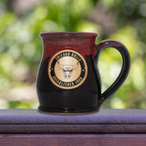 Chicago Bulls 14-oz Two-Tone Tall Belly Mug, Handmade Large Ceramic Coffee Mug With Team Logo, Premium Deneen Pottery Made in USA