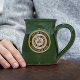 Boston Celtics 14-oz Two-Tone Tall Belly Mug, Handmade Large Ceramic Coffee Mug With Team Logo, Premium Deneen Pottery Made in USA