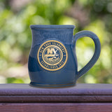New York Islanders 14-oz Two-Tone Tall Belly Mug, Handmade Large Ceramic Coffee Mug With Team Logo, Premium Deneen Pottery Made in USA