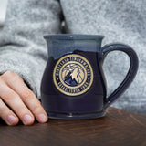 Minnesota Timberwolves 14-oz Two-Tone Tall Belly Mug, Handmade Large Ceramic Coffee Mug With Team Logo, Premium Deneen Pottery Made in USA