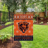 Bears Winter Snowflake Garden Flag