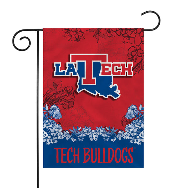 Louisiana Tech Garden Flag
