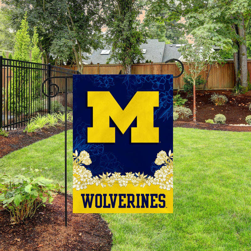 Michigan University Garden Flag