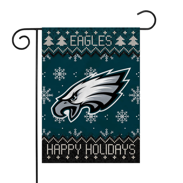 Eagles Winter Snowflake Garden Flag