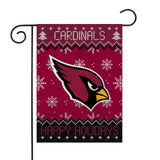 Cardinals - Az Winter Snowflake Garden Flag