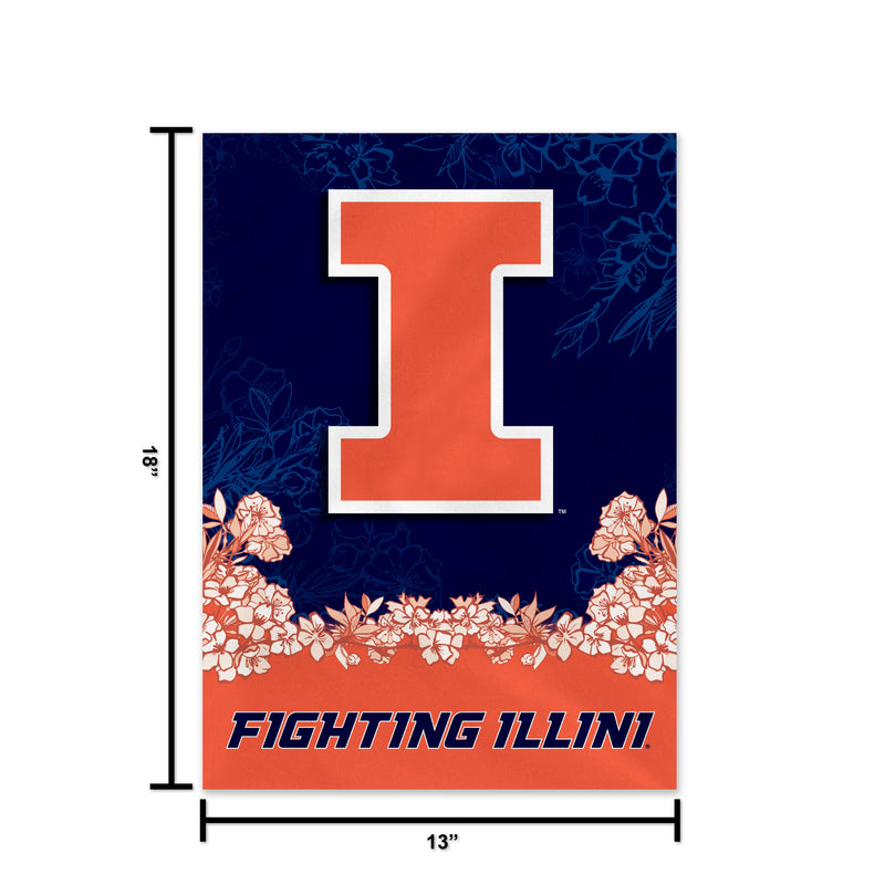 Illinois University Garden Flag