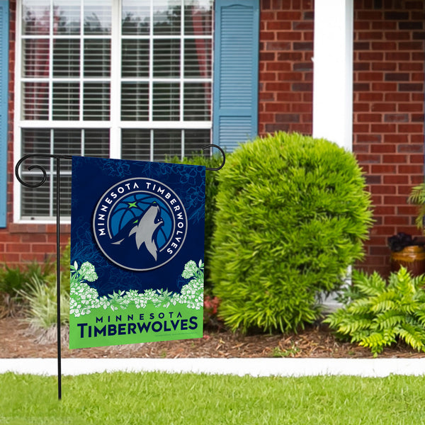 Timberwolves Garden Flag