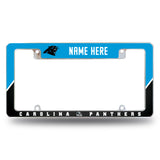 Panthers Personalized All Over Chrome Frame