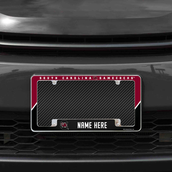 South Carolina University Personalized All Over Chrome Frame