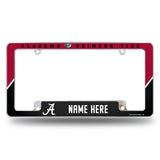 Alabama University Personalized All Over Chrome Frame