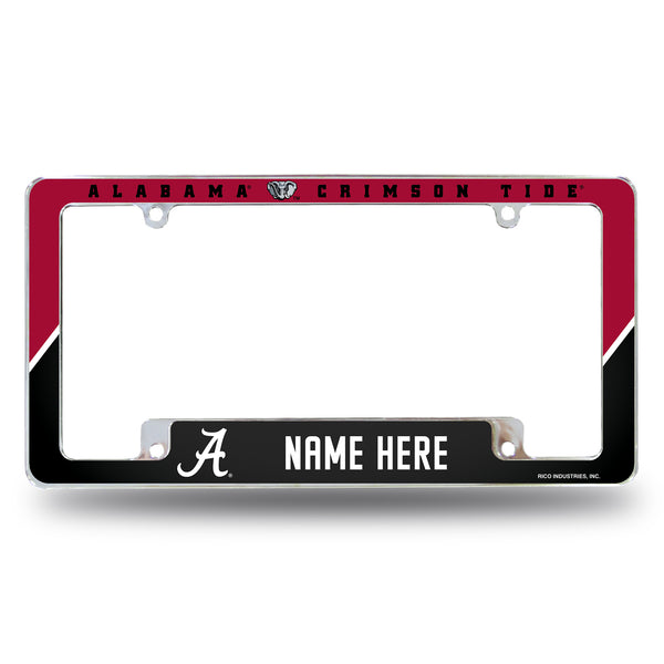 Alabama University Personalized All Over Chrome Frame