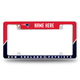 Patriots Personalized All Over Chrome Frame