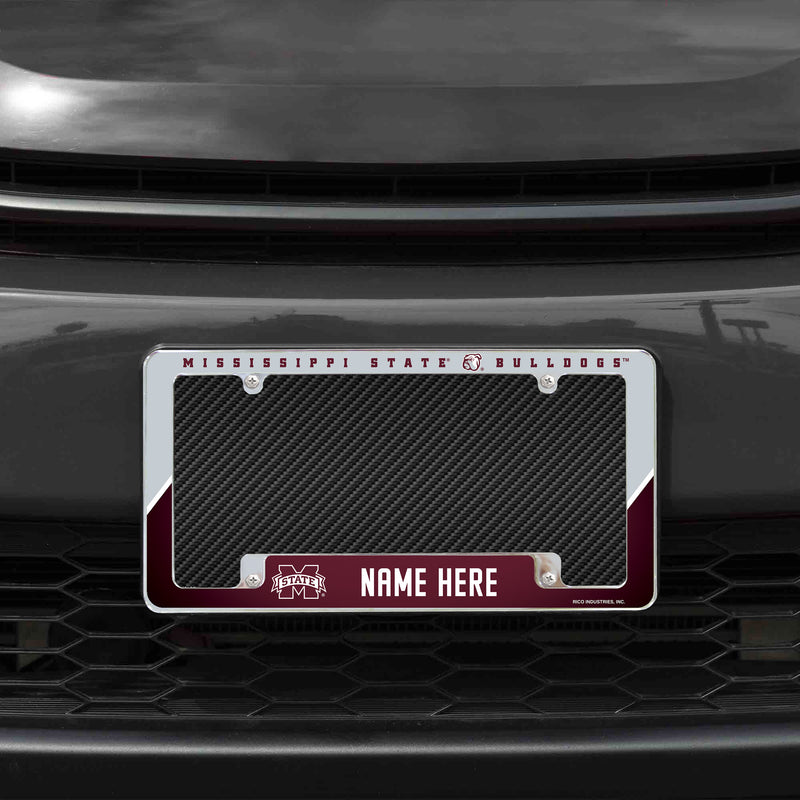 Mississippi State Personalized All Over Chrome Frame