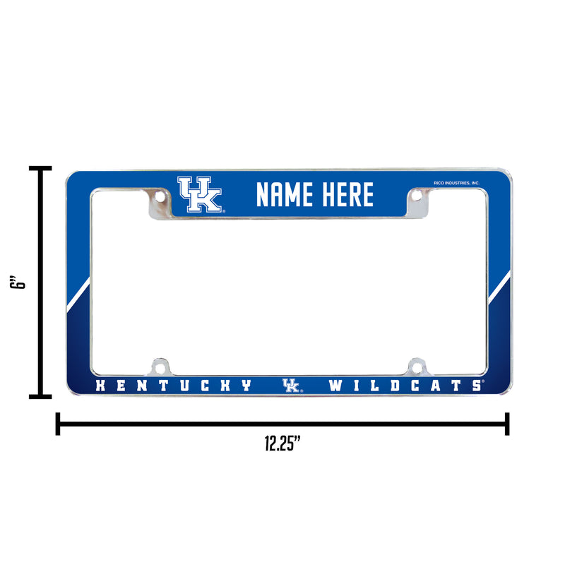 Kentucky University Personalized All Over Chrome Frame