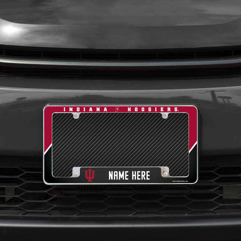 Indiana University Personalized All Over Chrome Frame