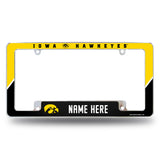 Iowa University Personalized All Over Chrome Frame