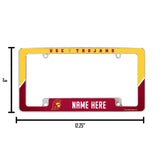 Southern California (Usc) Personalized All Over Chrome Frame