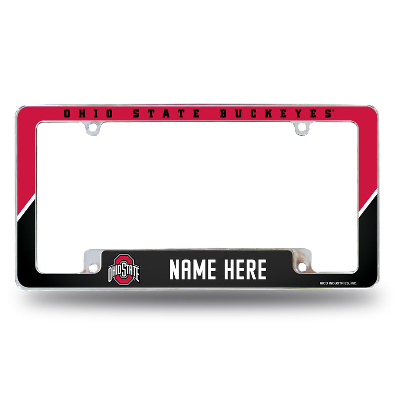Ohio State University Personalized All Over Chrome Frame