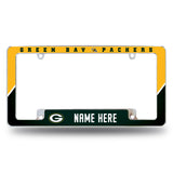 Packers Personalized All Over Chrome Frame