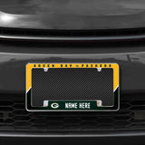 Packers Personalized All Over Chrome Frame