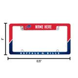 Bills Personalized All Over Chrome Frame