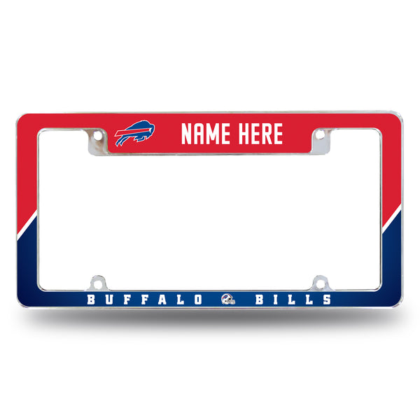Bills Personalized All Over Chrome Frame