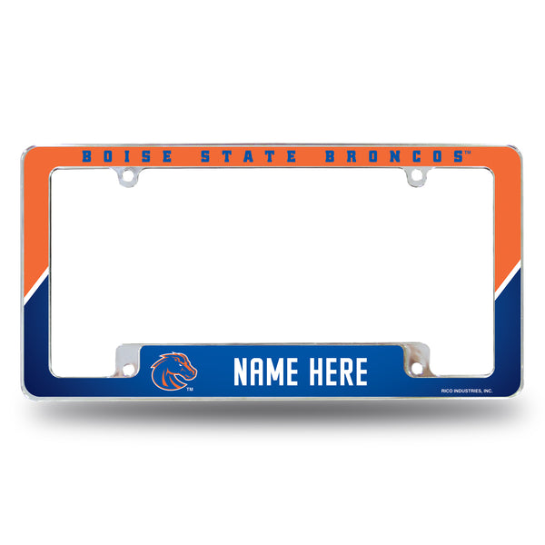 Boise State Personalized All Over Chrome Frame