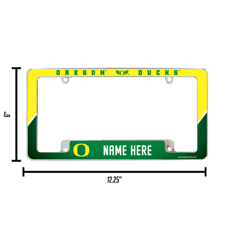 Oregon University Personalized All Over Chrome Frame