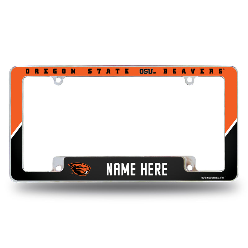 Oregon State Personalized All Over Chrome Frame