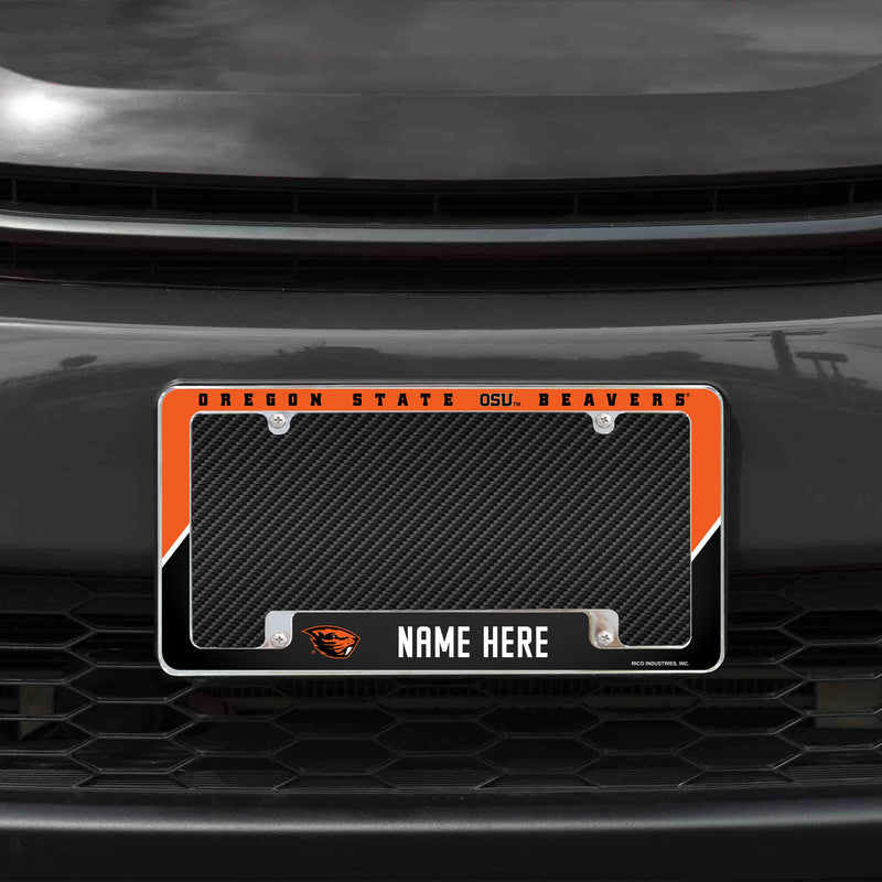 Oregon State Personalized All Over Chrome Frame