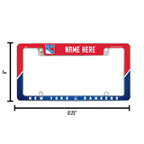 Rangers - Ny Personalized All Over Chrome Frame